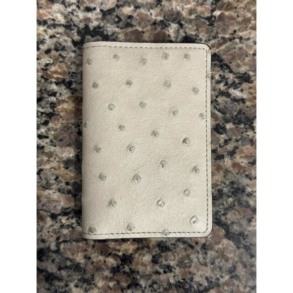 Louis Vuitton Ostrich Leather Wallet Card Organizer N99891 w/ Box VWG 31640 - Picture 7 of 8